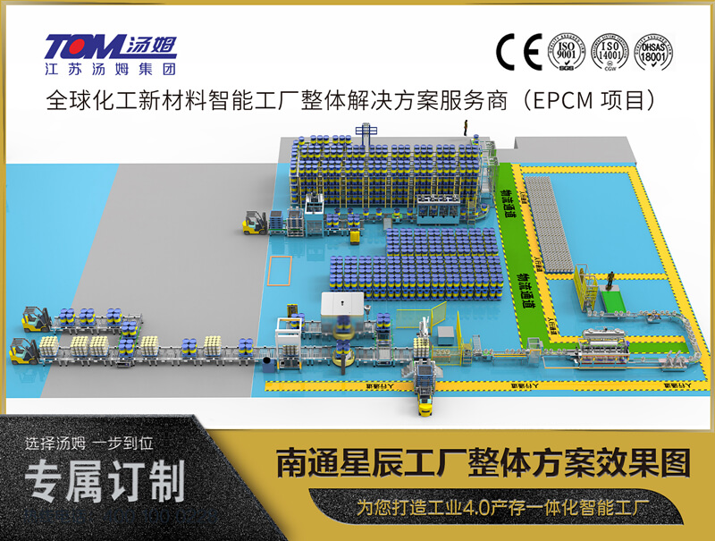 南通星辰工厂整体方案效果图